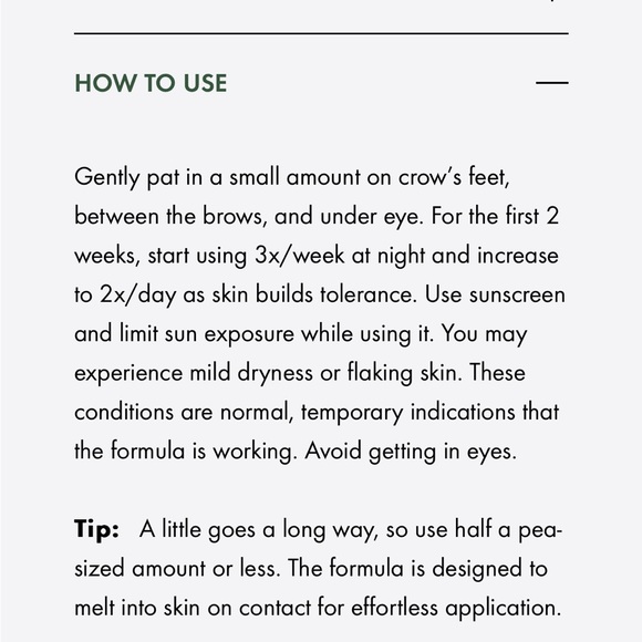 NEW ORIGINS Plantscription WRINKE CORRECTION EYE CREAM WITH RETINOL 15 ml - Picture 13 of 16